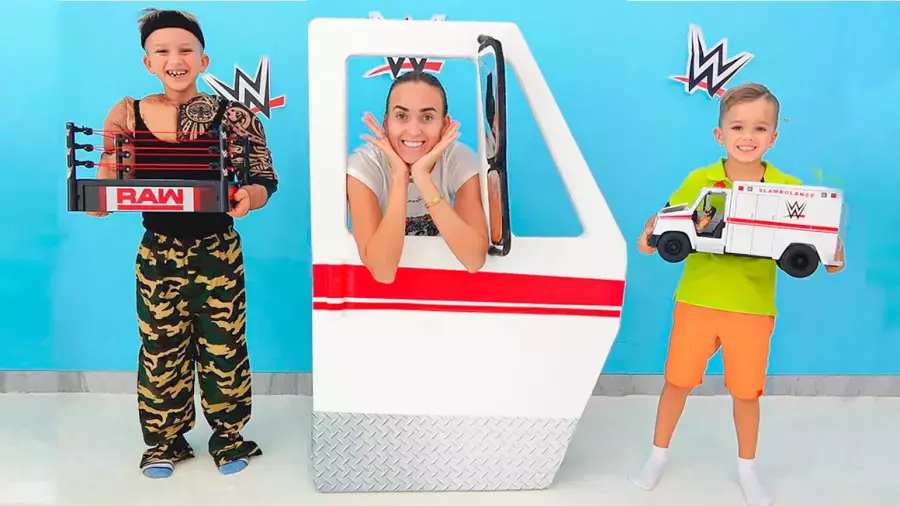 ولاد و نیکی-نیکی چالش کشتی کج بازی-کارتون ولاد ونیکی جدید-برنامه کودک ولادو نیکی