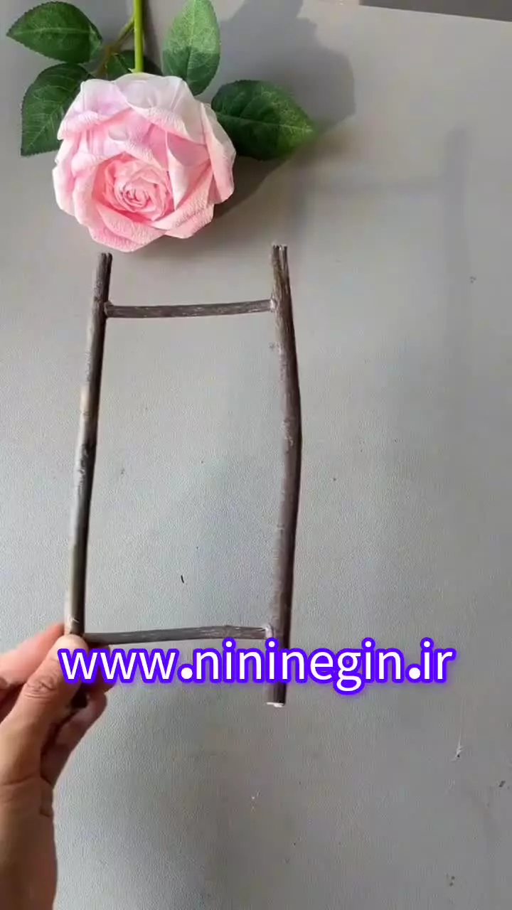 کاردستی صندلی جالب و زیبا