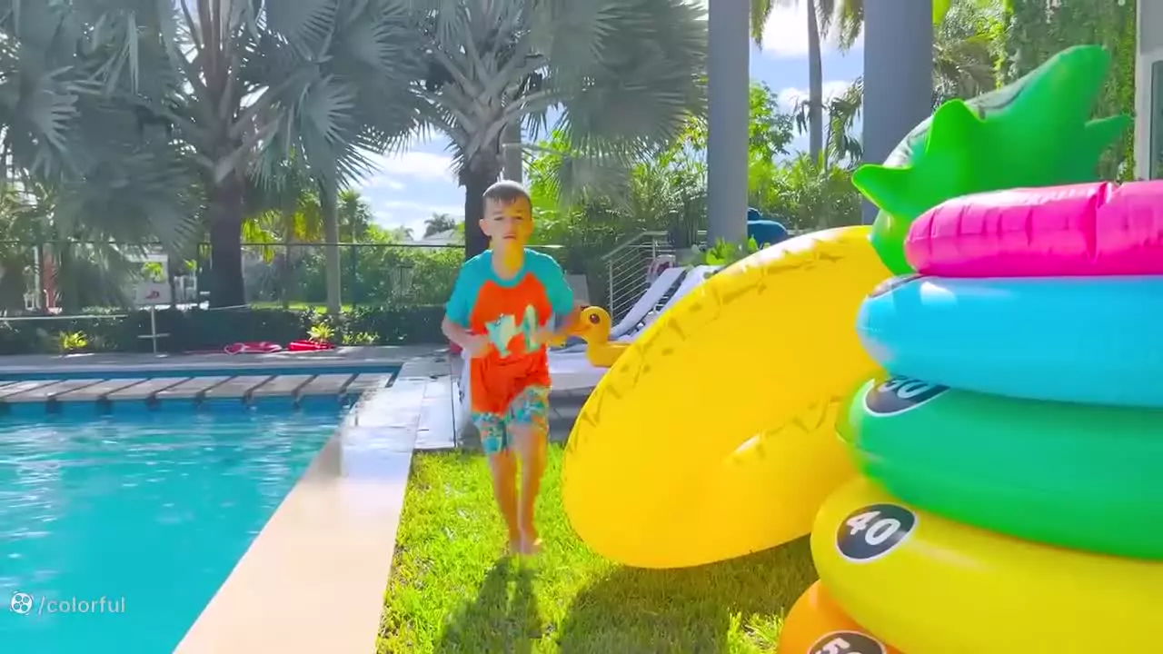 ولاد و نیکی-نیکی چالش شنا کردن -کارتون ولاد ونیکی جدید-برنامه کودک ولادو نیکی