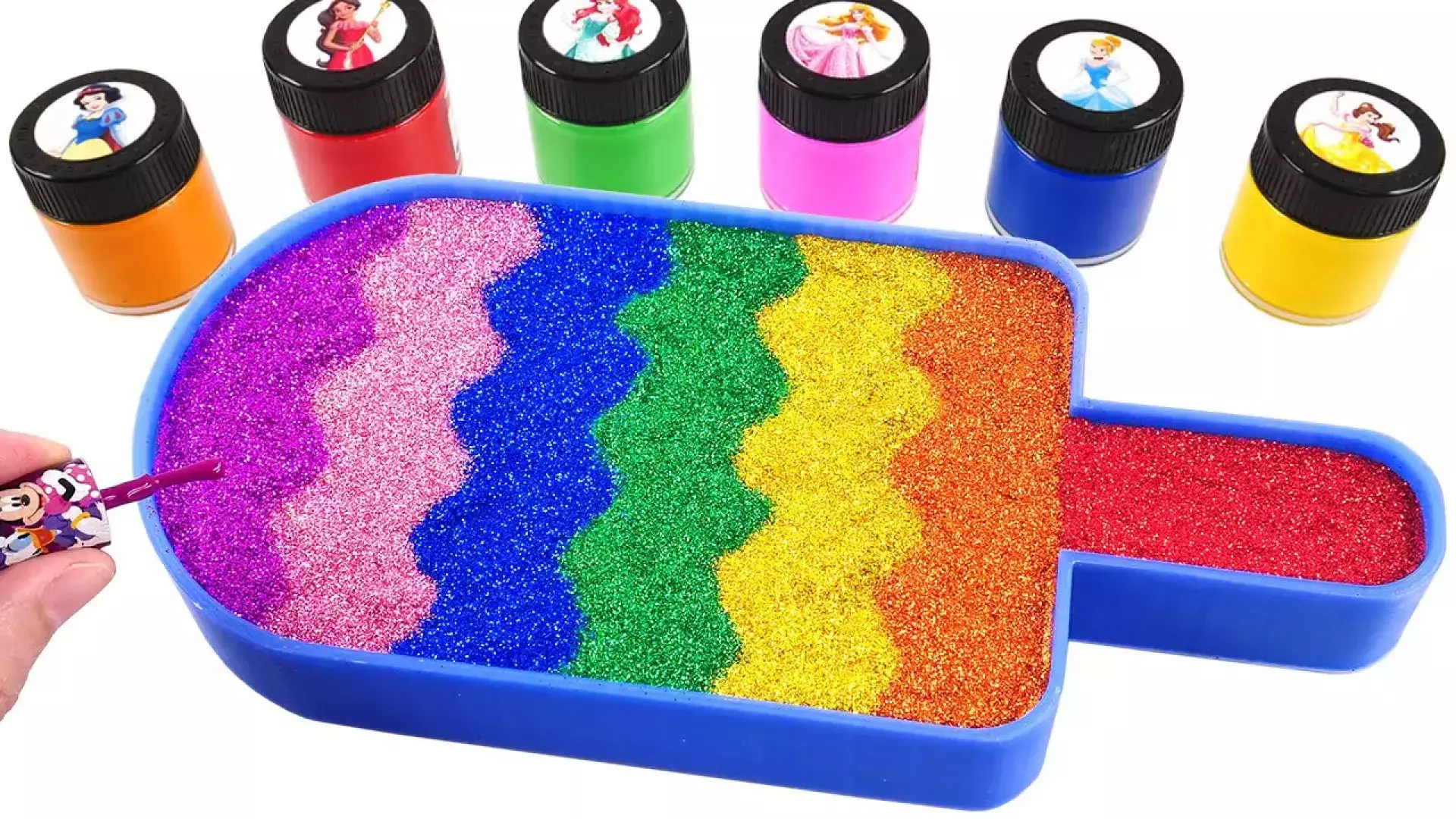 برنامه کودک شن بازی | اسمر شن بازی | بستنی رنگین کمانی شنی