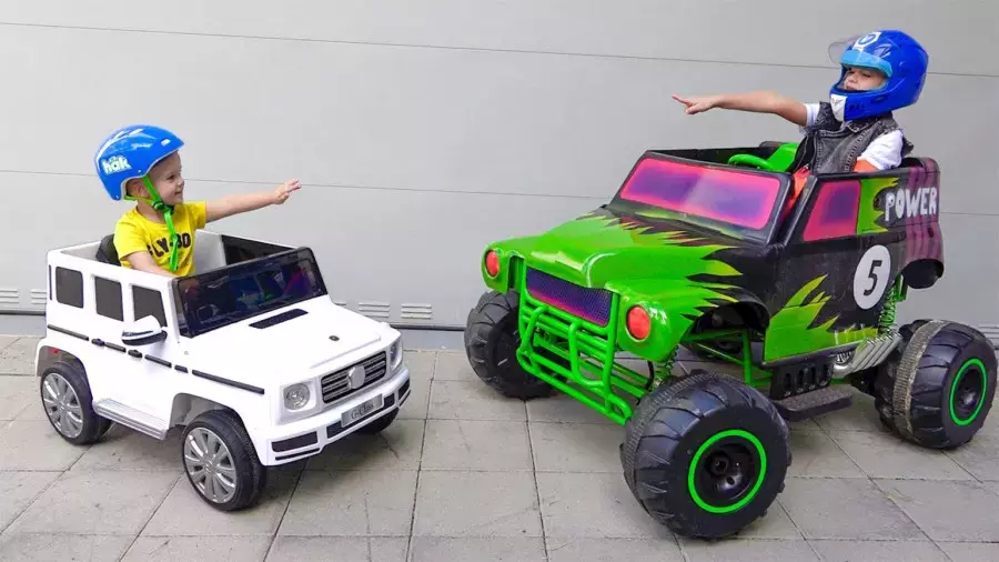 ولاد و نیکی طولانی-چالش ولاد ماشین هیولا-کارتون ولاد ونیکی جدید-برنامه کودک ولاد