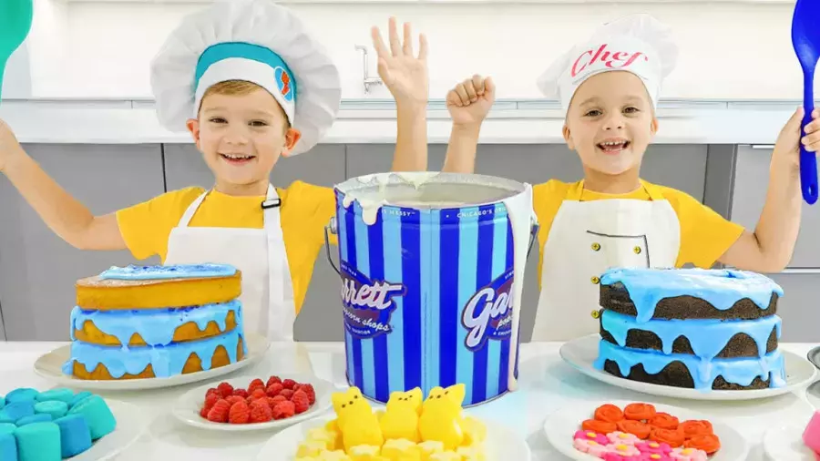 ولاد و نیکی-چالش بستنی رنگارنگ-کارتون ولاد ونیکی جدید-برنامه کودک ولادو نیکی