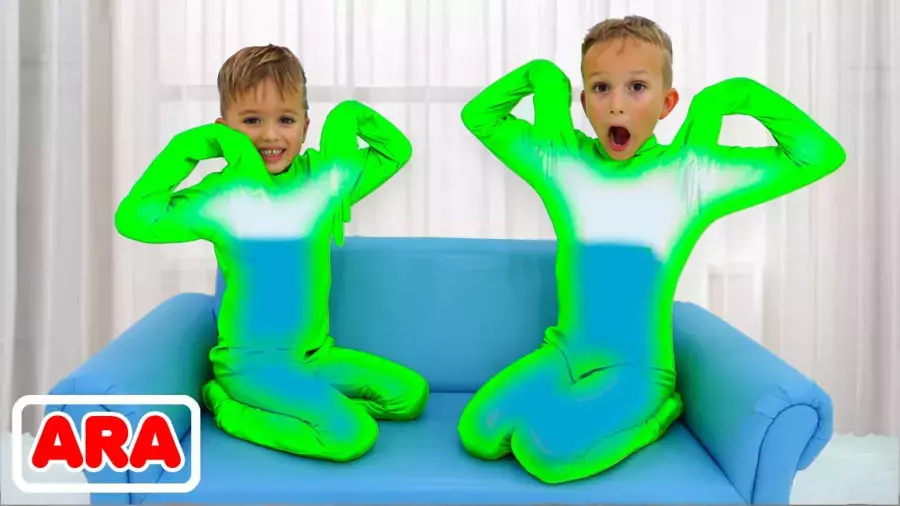 ولاد و نیکی طولانی-چالش لباس جادویی-کارتون ولاد ونیکی جدید-برنامه کودک ولاد