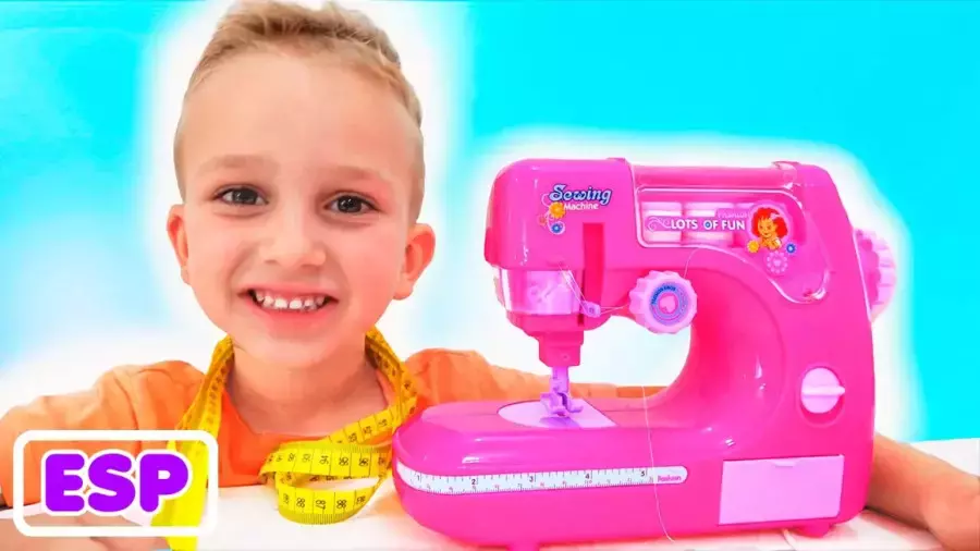 ولاد و نیکی طولانی-چالش خیاطی کردن-کارتون ولاد ونیکی جدید-برنامه کودک ولاد