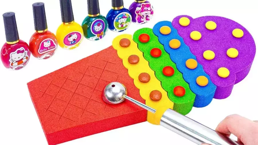 سرگرمی کودک شن بازی کودکانه | برنامه کودک جدید | بازی با شن جادویی