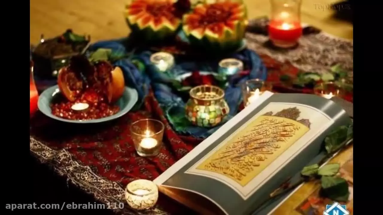 آموزش سفره آرایی شب یلدا | سفره شب یلدای جدید خاص