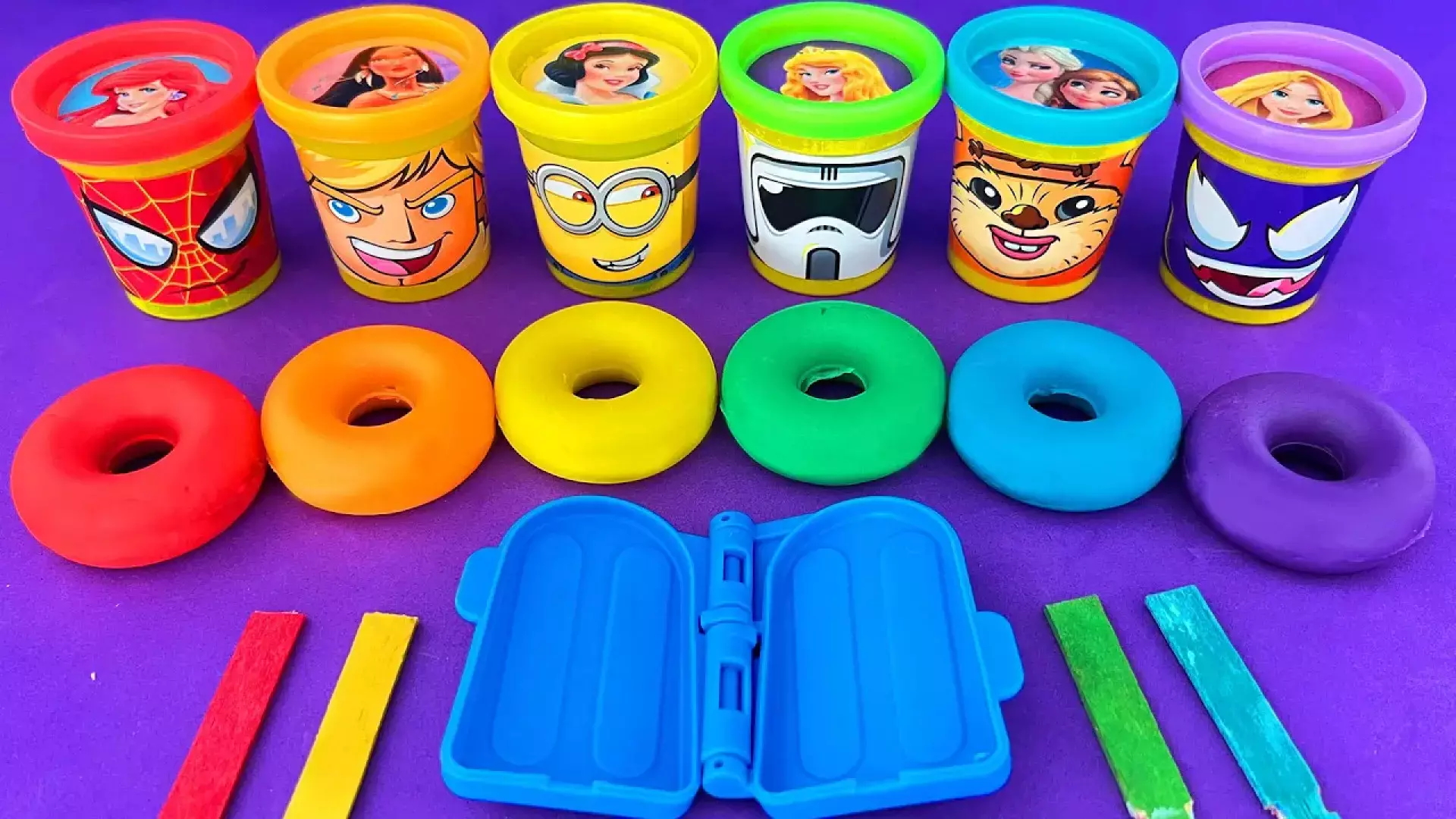 کارتون طولانی شن بازی | آموزش رنگها و اعداد | شن بازی کودکانه