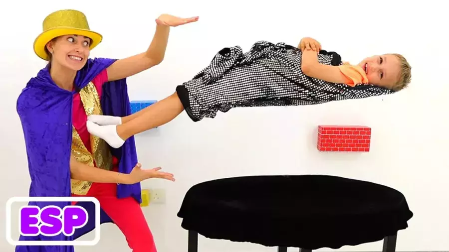 ولاد و نیکی طولانی-چالش شعبده بازی-کارتون ولاد ونیکی جدید-برنامه کودک ولاد