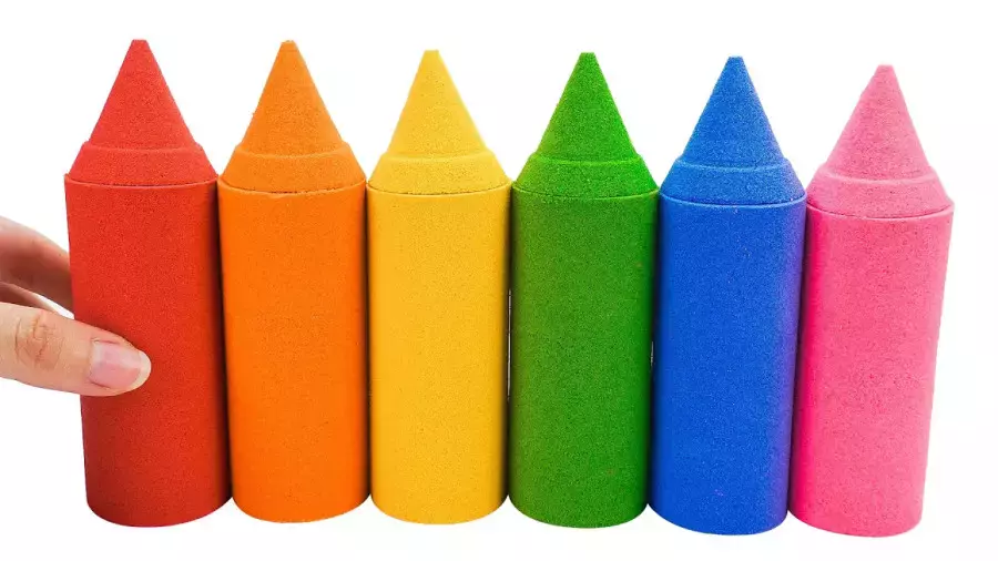 برنامه کودک جدید شن بازی کودکانه | بازی با شن جادویی مداد شمعی