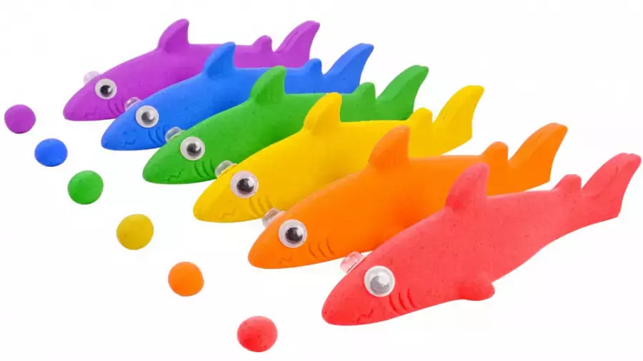 برنامه کودک شن بازی های کودکانه | ساخت کوسه های رنگی با شن جادویی