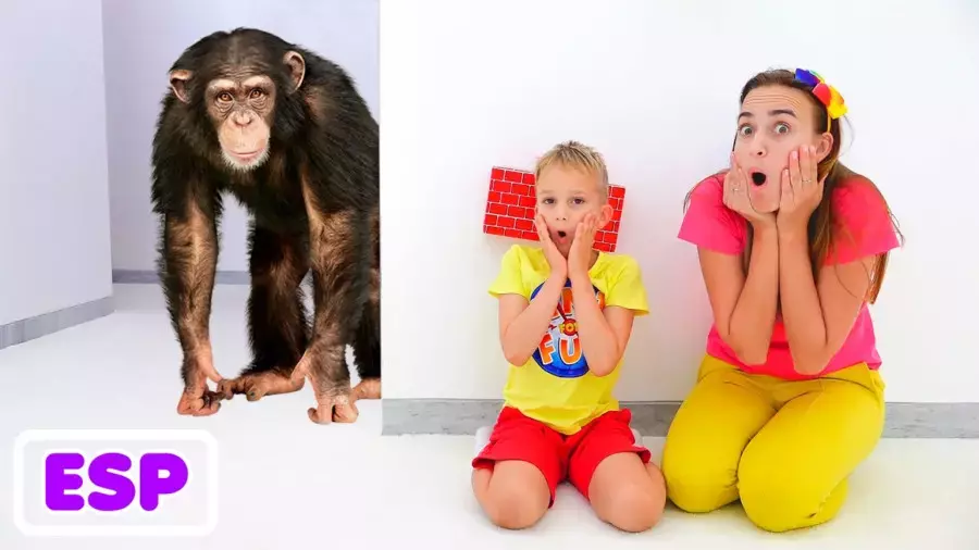 ولاد و نیکی طولانی-چالش مامان باغ وحش-کارتون ولاد ونیکی جدید-برنامه کودک ولاد