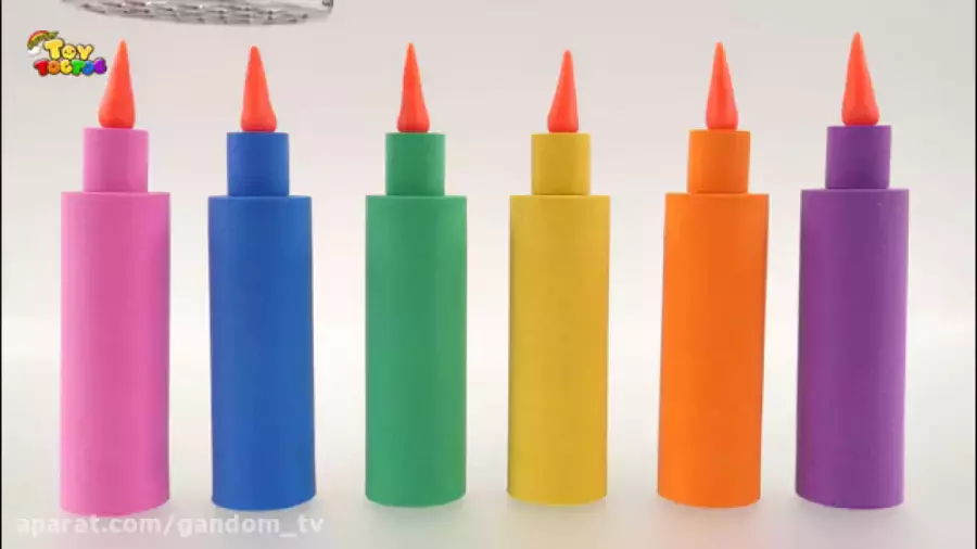 شن بازی جادویی کودکانه | بازی با شن جادویی رنگارنگ