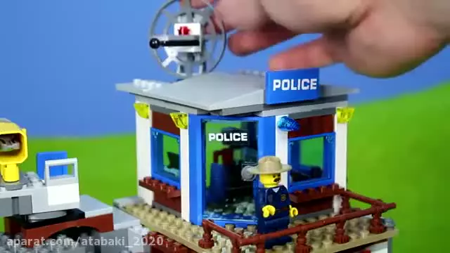 برنامه کودک ماشین بازی پسرانه ایستگاه پلیس لگو