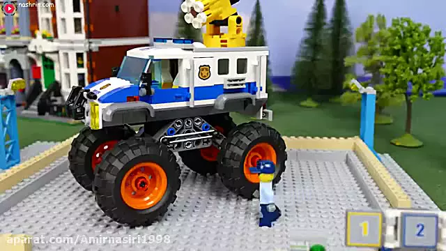 ماشین بازی کودکانه / برنامه کودک / ماشین پلیس آزمایشی لگو