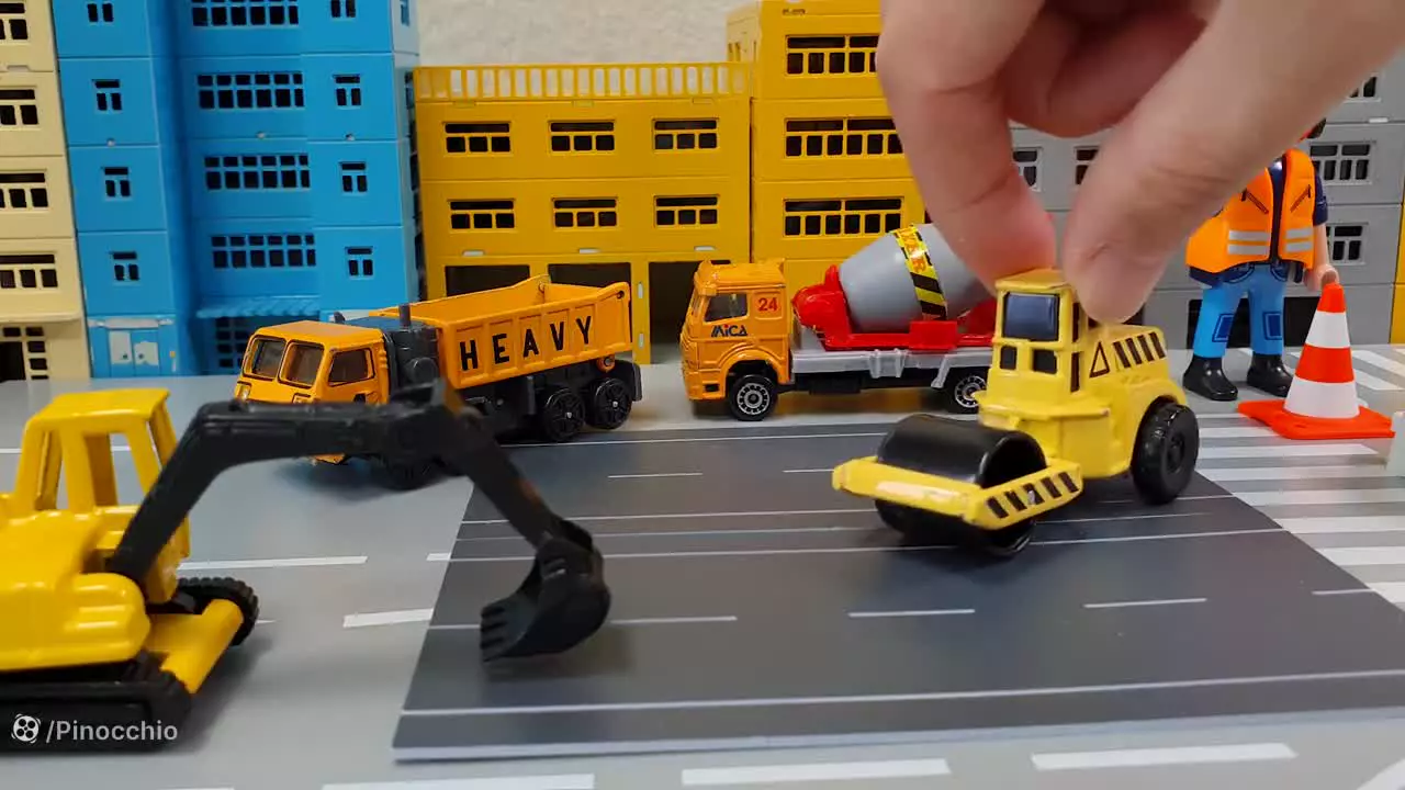 کارتون طولانی ماشین بازی / ماشین پلیس / برنامه کودک ماشین بازی جدید ۲۰۲۴