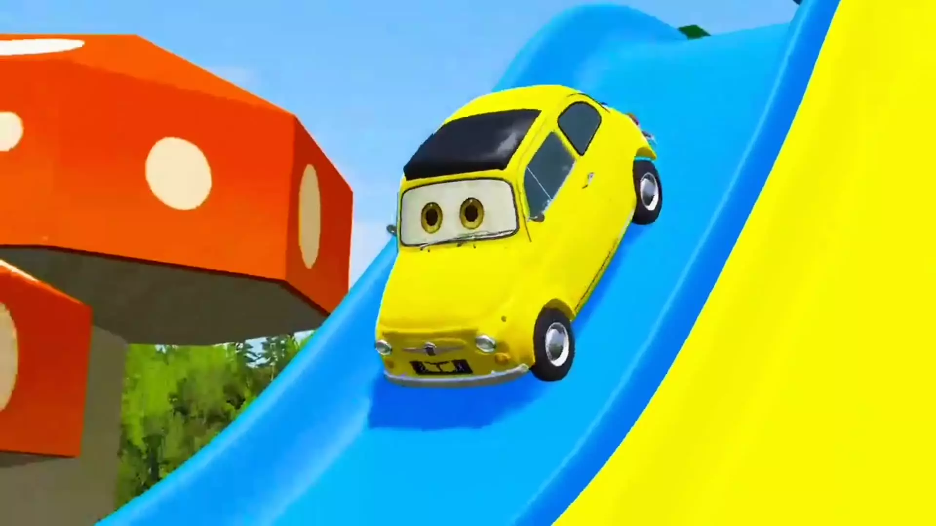 ماشین بازی کودکانه _برنامه کودک ماشین های رنگی _ چالش ماشین پلیس