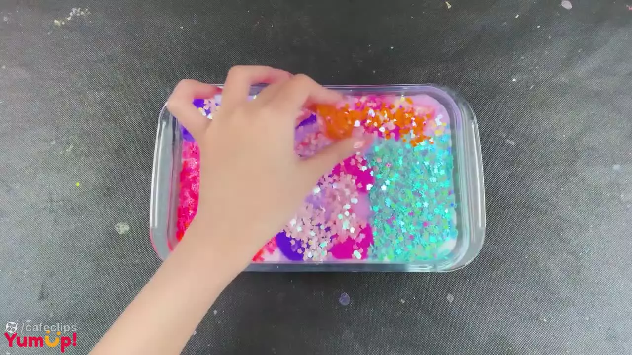 اسلایم بازی طولانی | ویدیو آرامبخش اسلایم اسمر