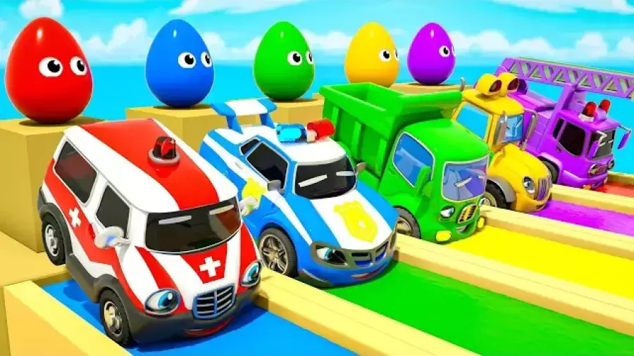 برنامه کودک ماشین بازی،ماشین پلیس ها، کودک و سرگرمی، ماشین بازی کودکانه جدید