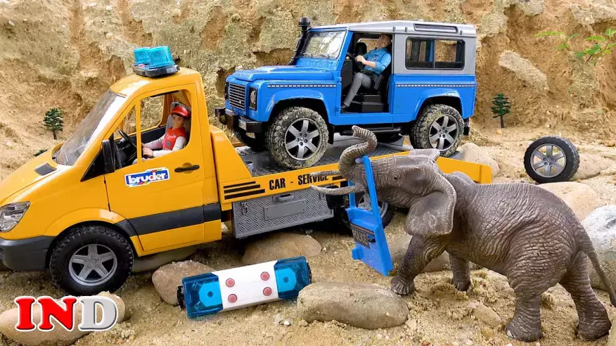 برنامه کودک ماشین بازی ؛ ماشین پلیس ؛ کارتون ماشین پلیس ؛ کامیون ؛ تویوتا