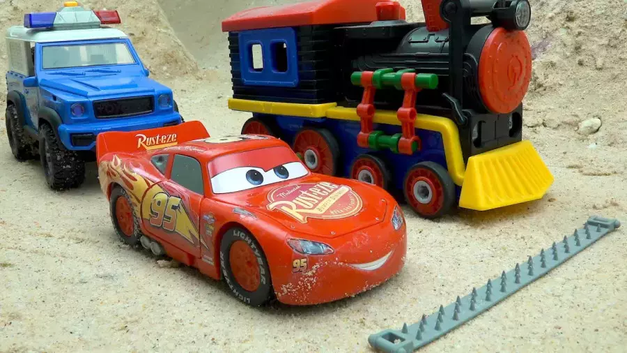 ماشین بازی جدید - برنامه کودک پسرانه - نبرد ماشین پلیس - سرگرمی پسرانه