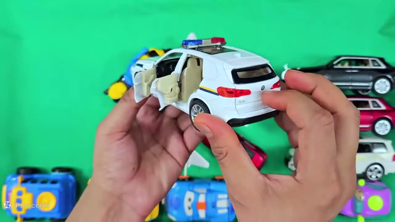 کارتون ماشین بازی - برنامه کودک ماشین بازی - ماشین پلیس - کودک سرگرمی