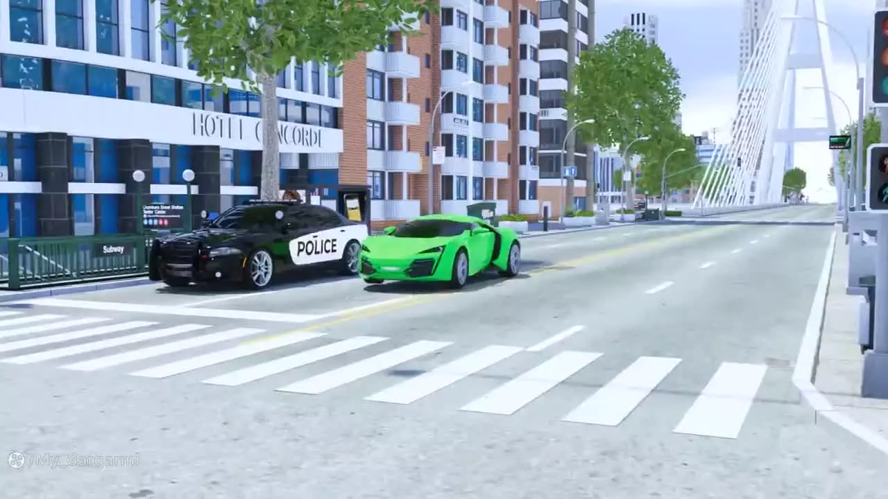 برنامه کودک ماشین بازی - ماشین پلیس جدید گروهبان لوکاس - ماشین مسابقه ای جکس