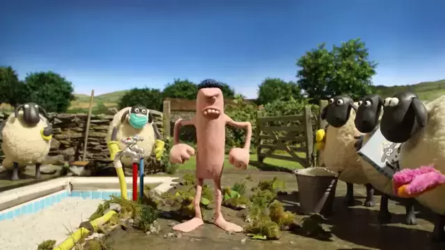 بره ناقلا طولانی کارتون خنده دار کارتون کوتاه | کلیپ طنز بره ناقلا