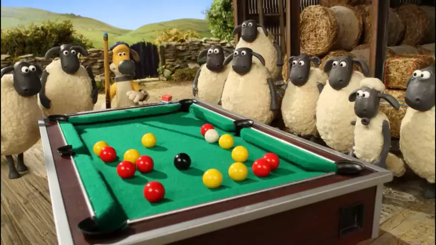 کارتون بره ناقلا جدید | قسمت بازی بیلیارد خنده‌دار Shaun the Sheep