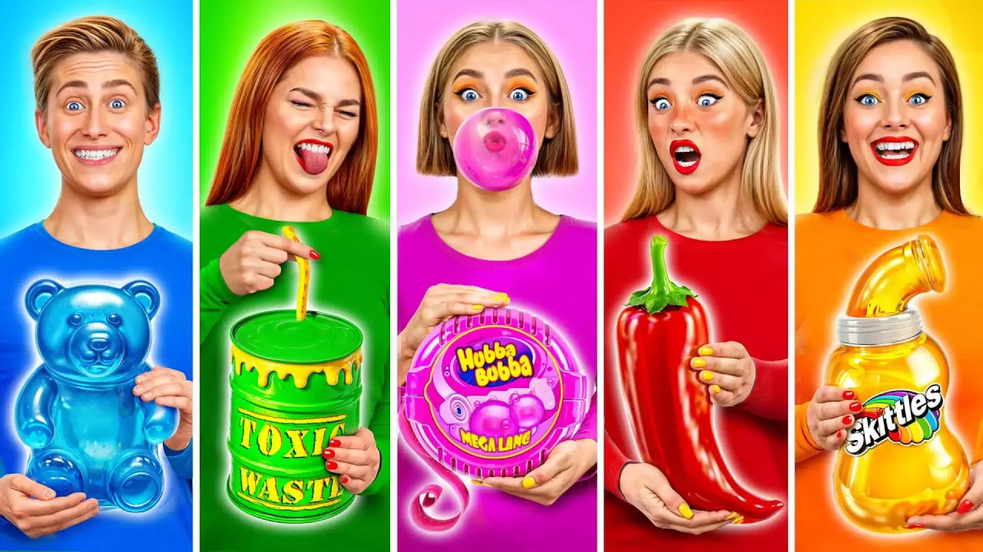 چالش غذایی طولانی آشپز های رنگارنگ ، چالش غذایی طولانی برای دختر جدید ، خوراکی