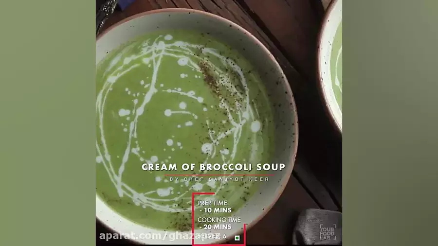 دستور پخت سوپ جذاب و خوشمزه کلم بروکلی | سوپ بسیار مقوی و عالی