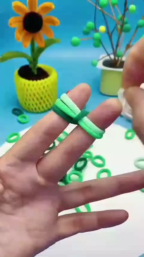 چالش ساخت دستبند با کش مو