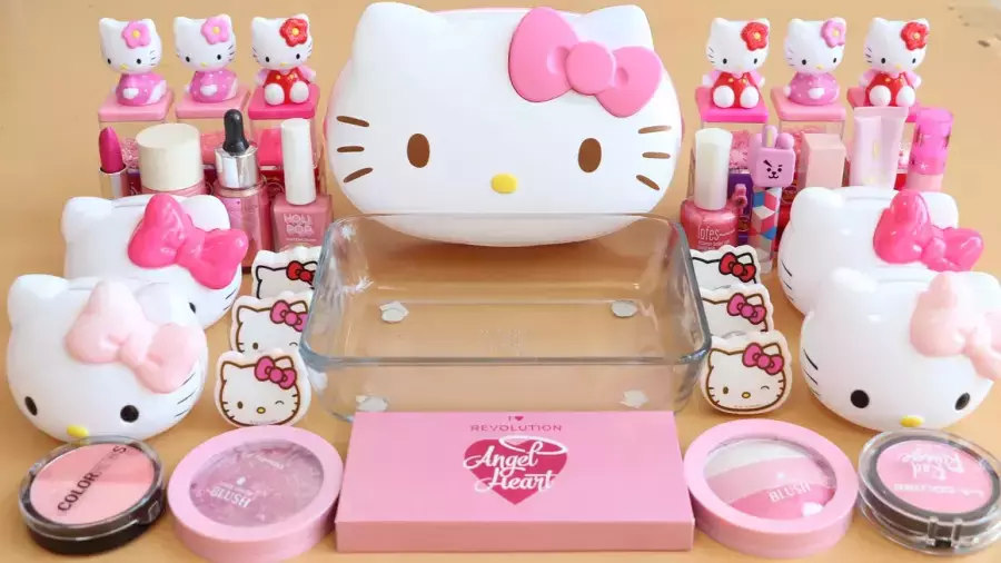 آموزش ساخت اسلایم ؛ اسلایم بازی جدید ؛ مخلوط کردن اسلایم هلوکیتی