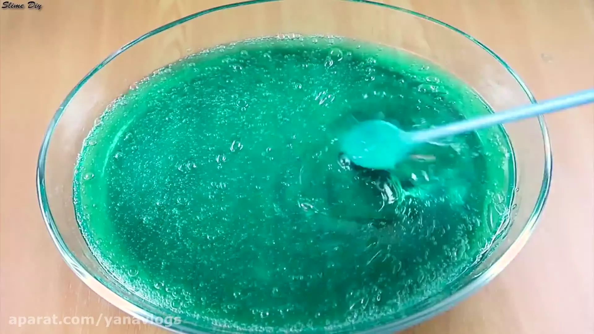 آموزش ساخت اسلایم با مایع ظرفشویی و شکر