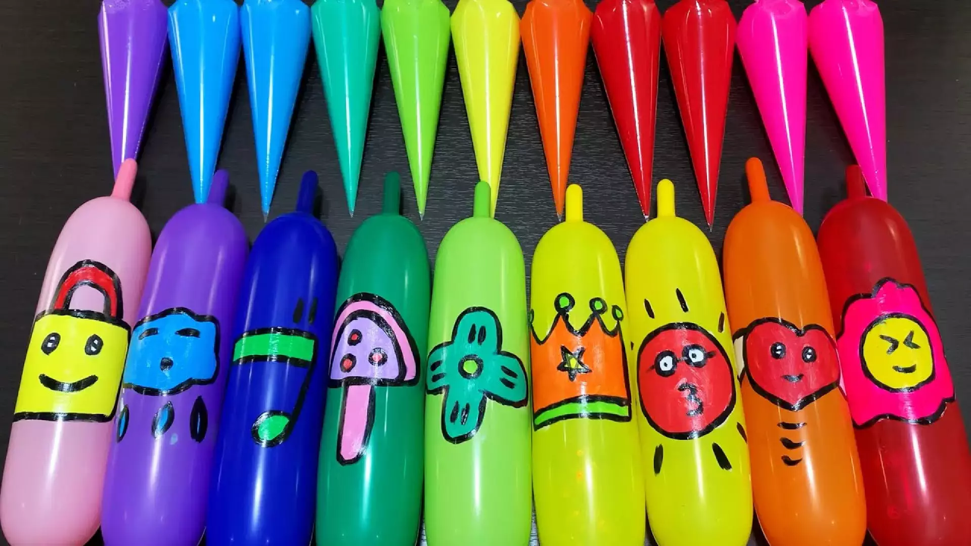 مخلوط کردن اسلایم های رنگی / آموزش ساخت اسلایم / اسلایم بازی کودکان / اسلایم