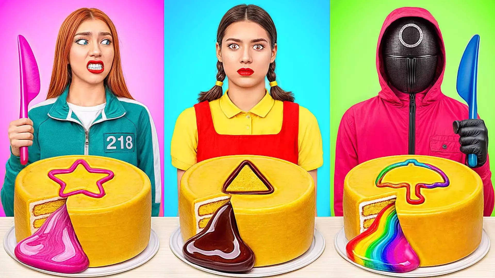 چالش جدید مغلطه ، چالش خوراکی 123go ، دختر با خنده های شیطانی