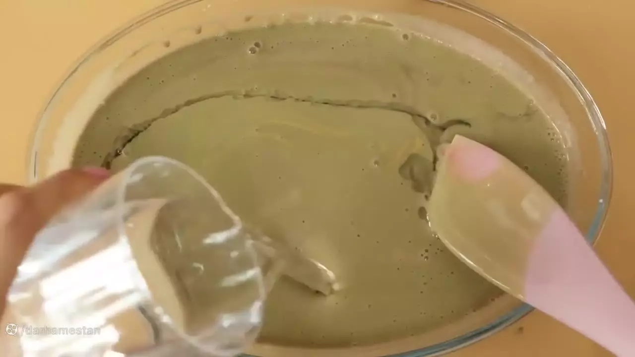 مخلوط کردن اسلایم لوله ای, آموزش ساخت اسلایم , اسلایم بازی کودکان , واتر اسلایم