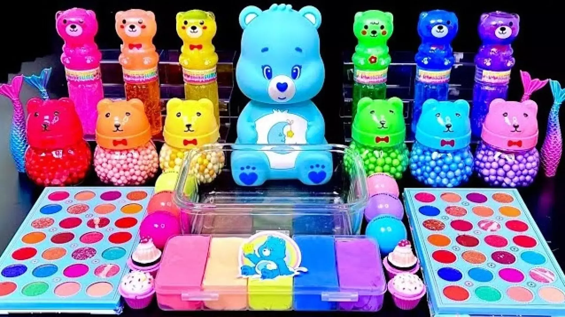 آموزش ساخت اسلایم ، اسلایم بازی کودکان ، ترکیب کردن اسلایم خرسی