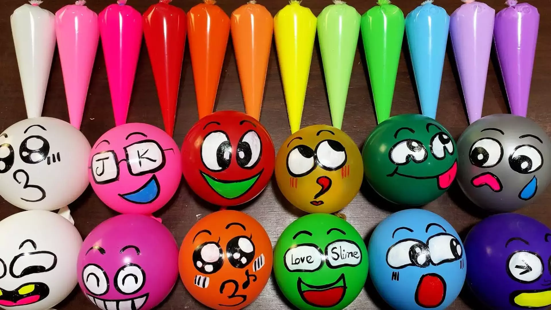 اموزش ساخت اسلایم رنگی؛ اسلایم بازی جدید؛ مخلوط کردن اسلایم شفاف و لوله ای