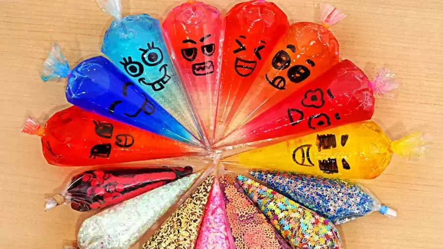 آموزش ساخت اسلایم - اسلایم اسمر - اسلایم بازی - میکس اسلایم کالرفول