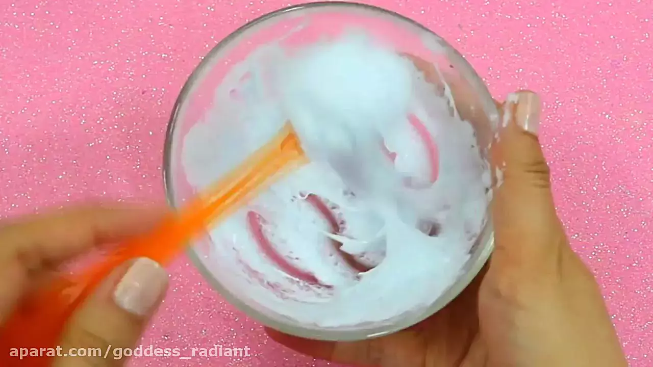 اموزش ساخت اسلایم با شامپو و نمک