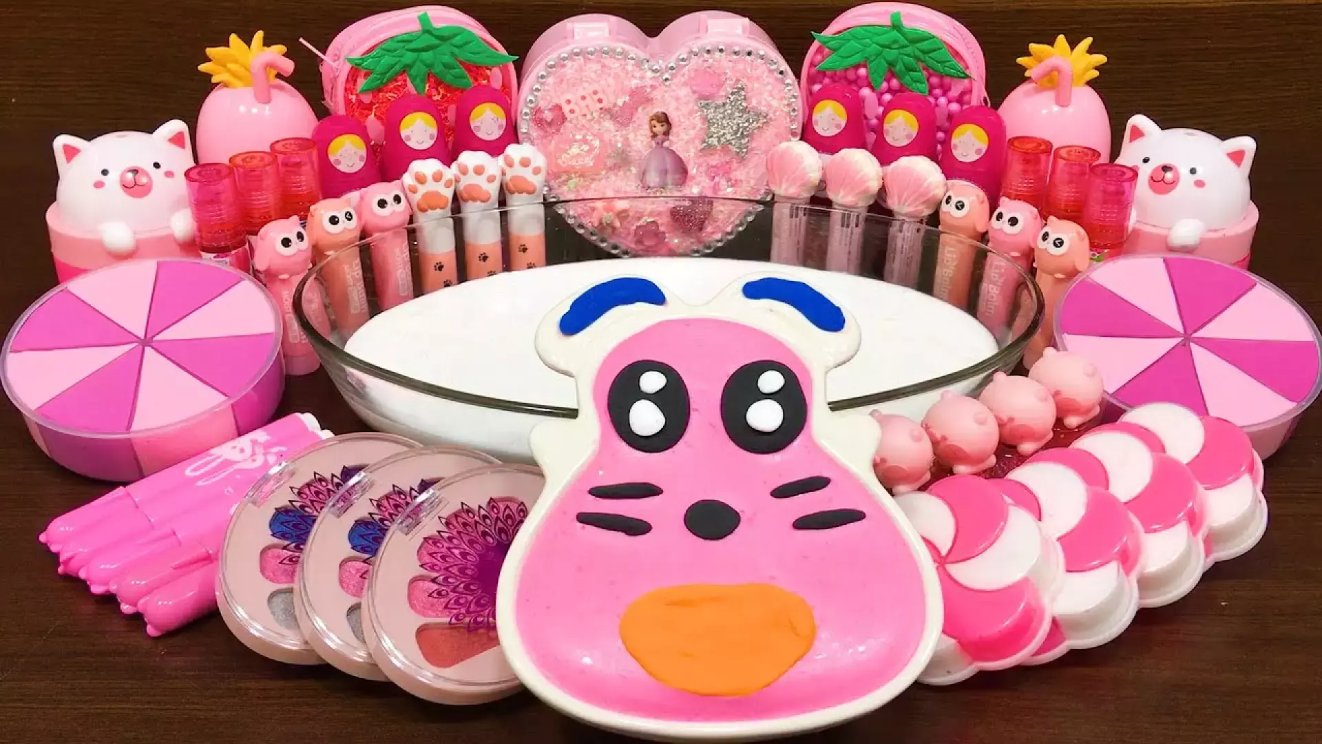 اسلایم بازی ، آموزش ساخت اسلایم ، اسلایم صورتی ژله ای ، بازی با اسلایم