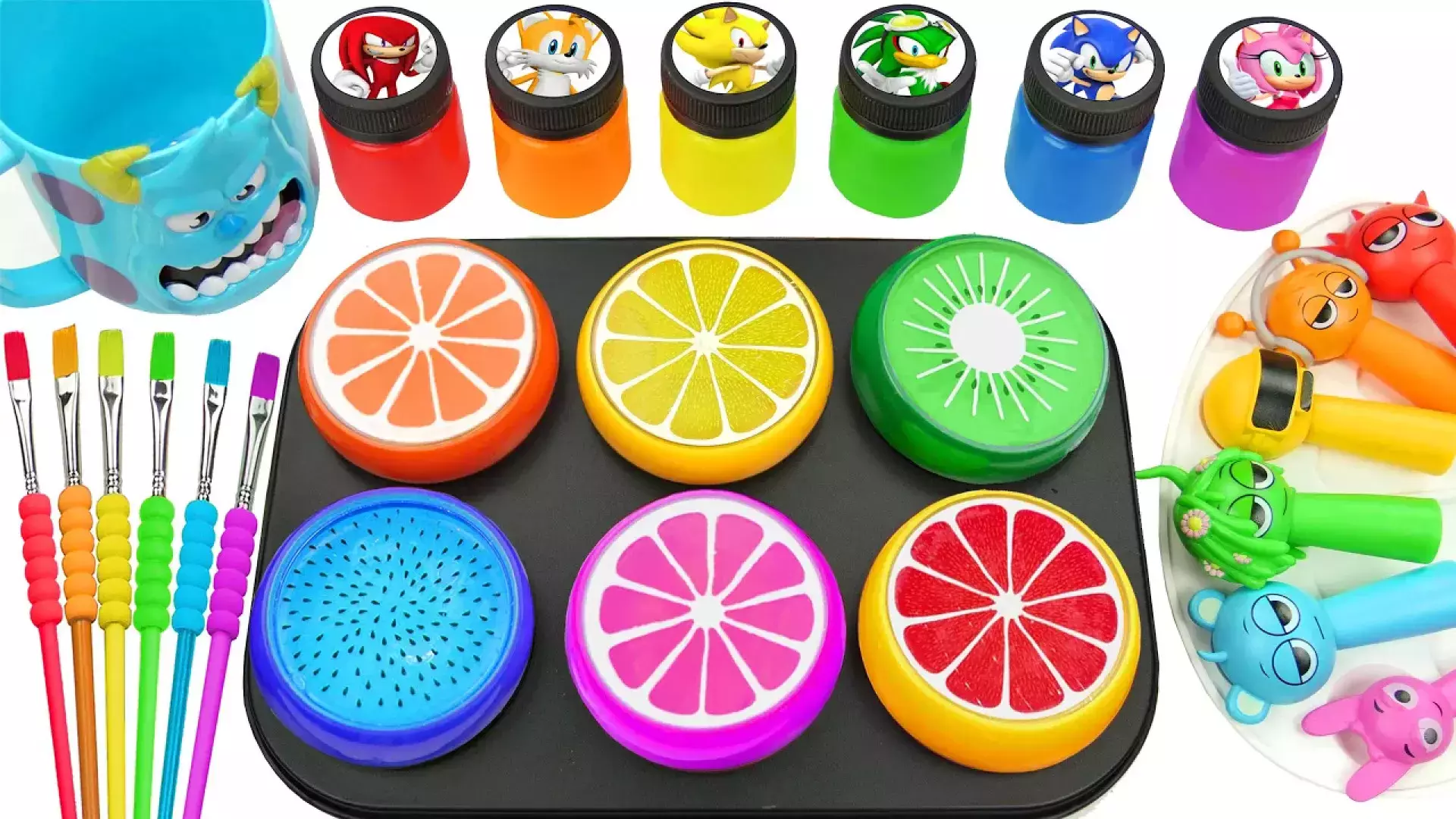 آموزش ساخت اسلایم ؛ اسلایم بازی خمیر رنگارنگ ؛ مخلوط اسلایم کالرفول؛ اسلایم اسمر