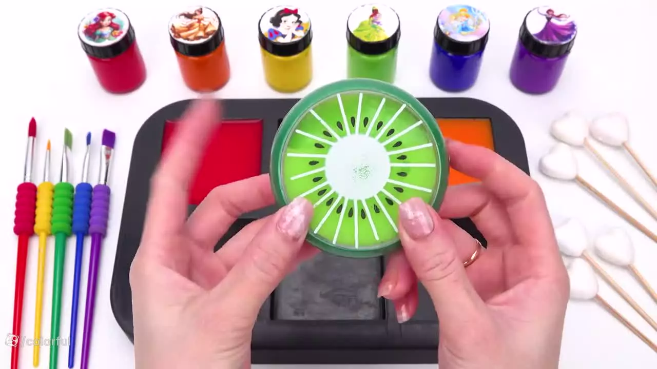 ترکیب کردن اسلایم جدید ، آموزش ساخت اسلایم رنگی ، اسلایم بازی, اسلایم کالرفول