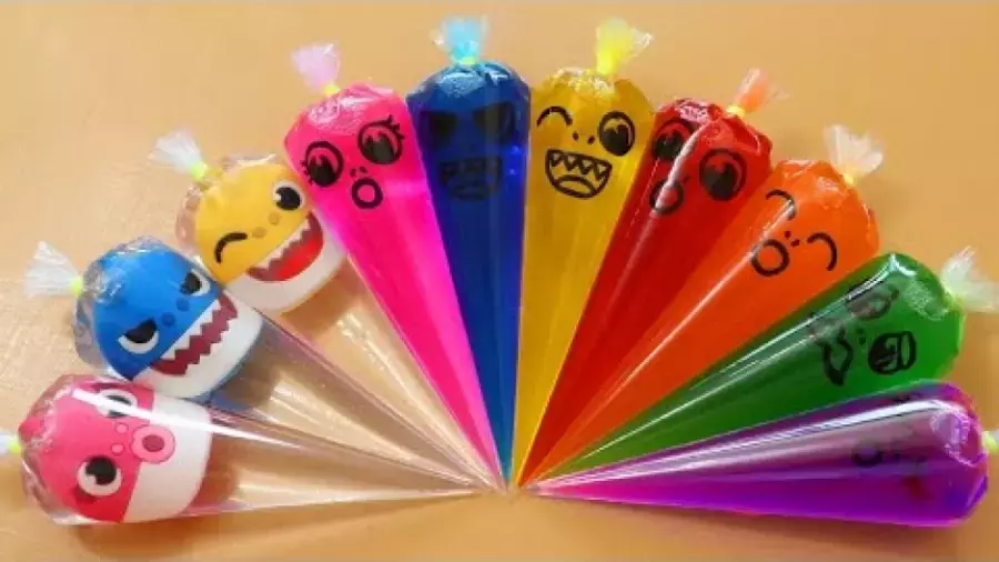 آموزش ساخت اسلایم _ ساخت اسلایم کرانچی با تم ماهی