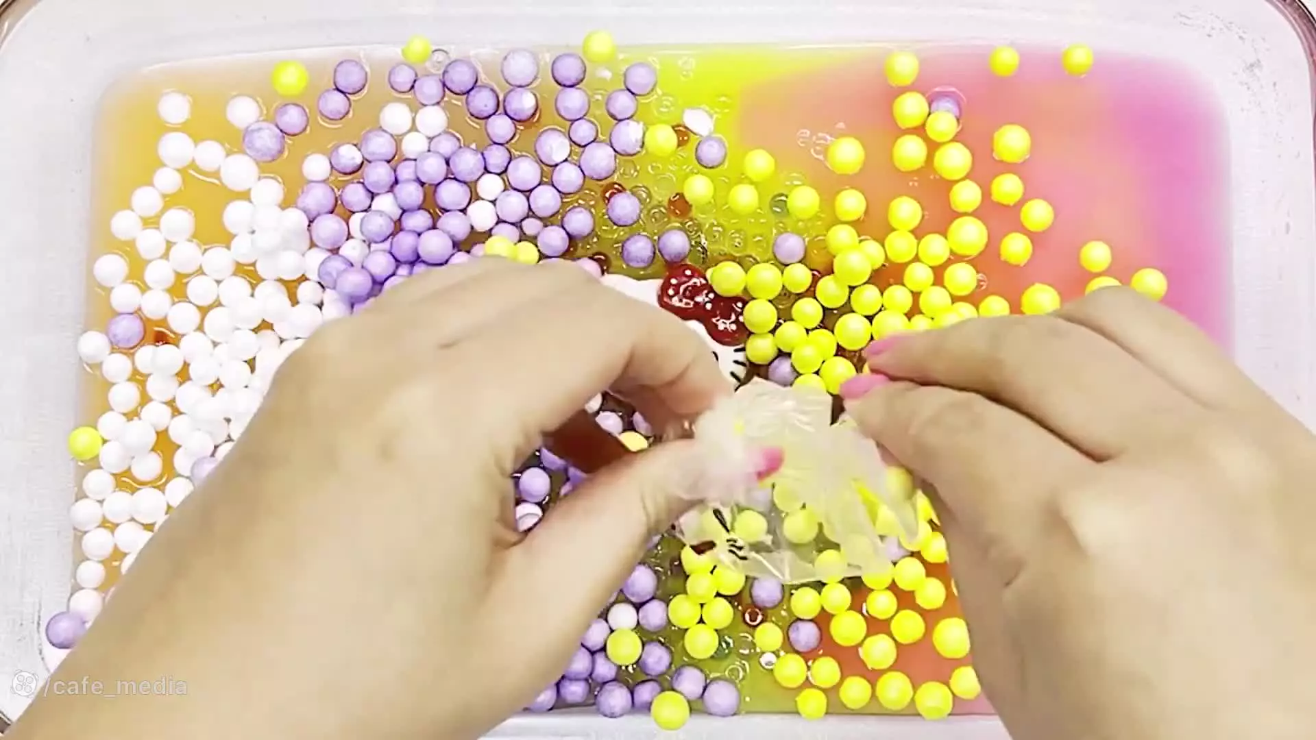 آموزش ساخت اسلایم کیسه ای | اسلایم بازی جدید | مخلوط کردن اسلایم رنگارنگ