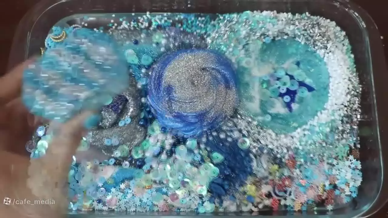 آموزش ساخت اسلایم فروزن , اسلایم بازی جدید ، مخلوط کردن اسلایم السا و آنا