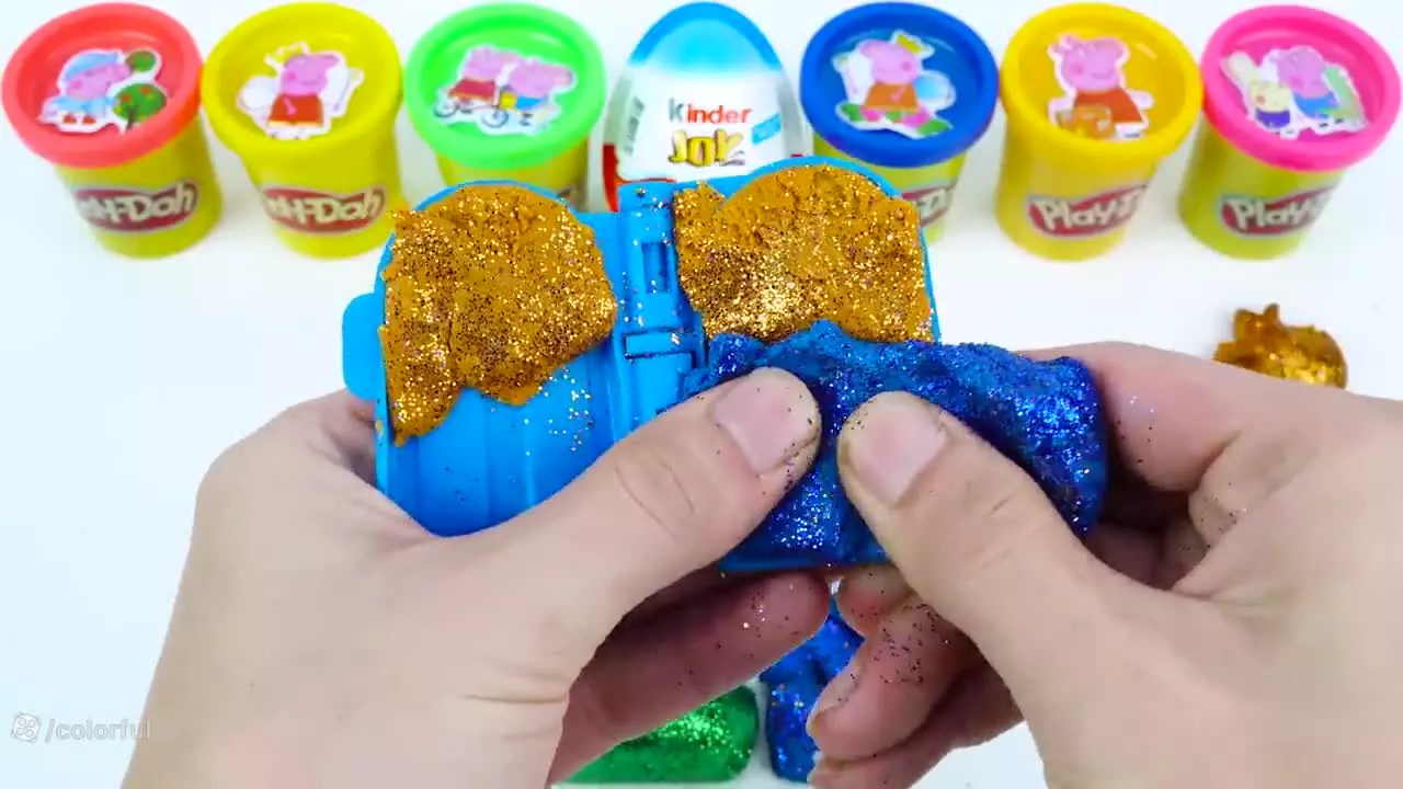 اسلایم بازی ، آموزش ساخت اسلایم ، اسلایم رنگی رنگی ، بازی با اسلایم