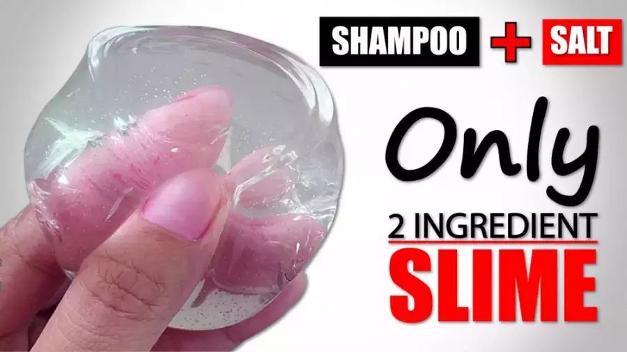 آموزش ساخت اسلایم با شامپو و نمک