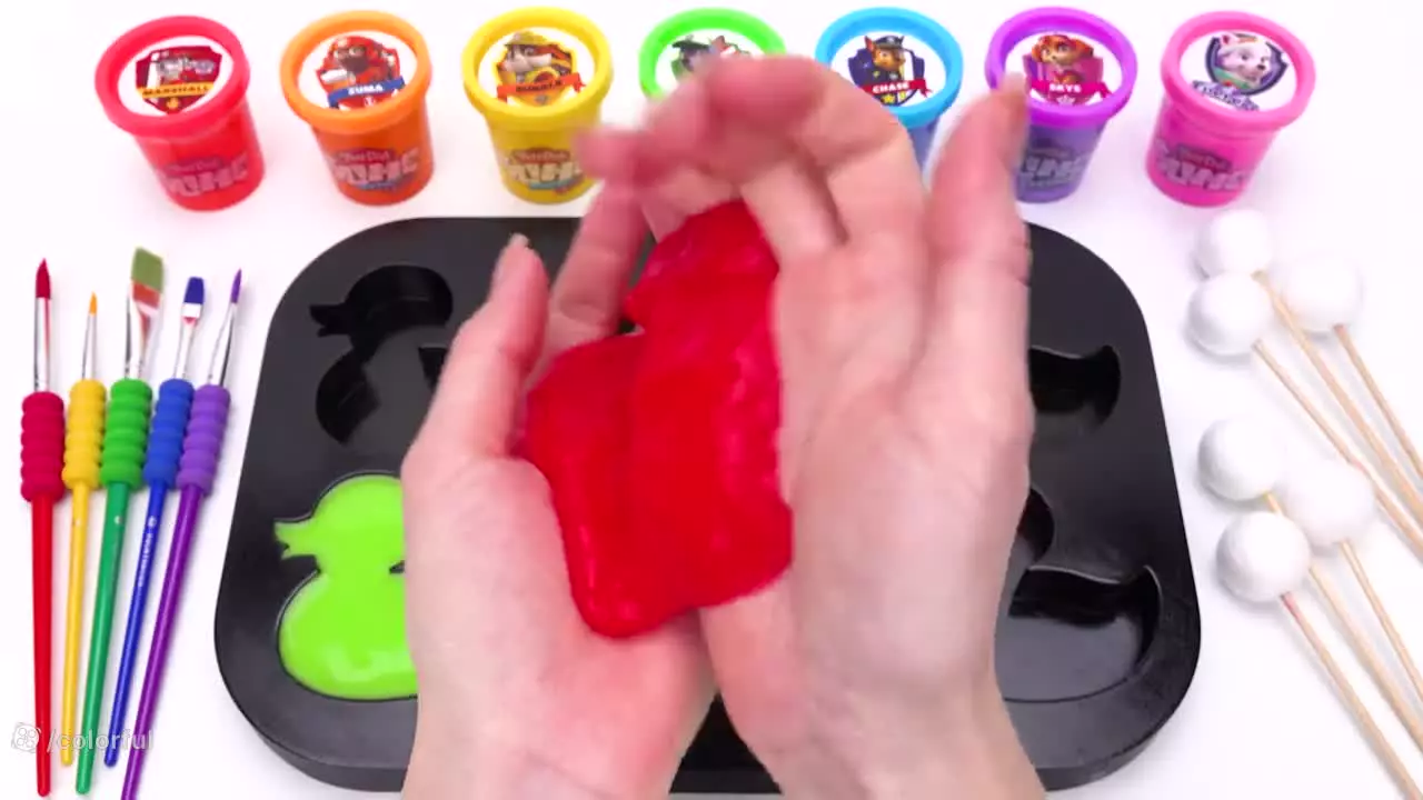 آموزش ساخت اسلایم ؛ اسلایم بازی جدید ؛ مخلوط اسلایم کودک ؛ اسلایم اسمر