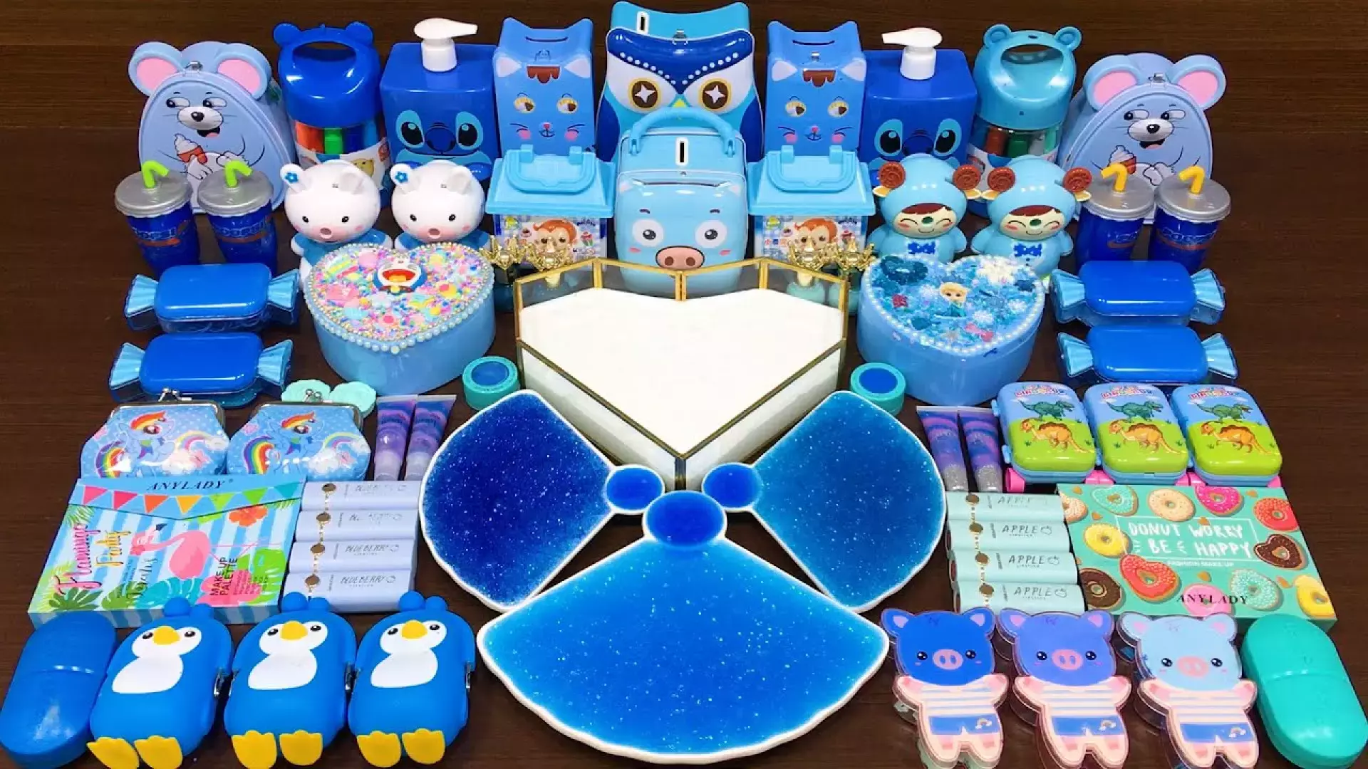 ترکیب کردن اسلایم آبی , آموزش ساخت اسلایم , اسلایم بازی کیوت